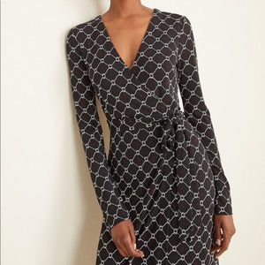Ann Taylor NWT Roped Link Matte Jersey Wrap Dress